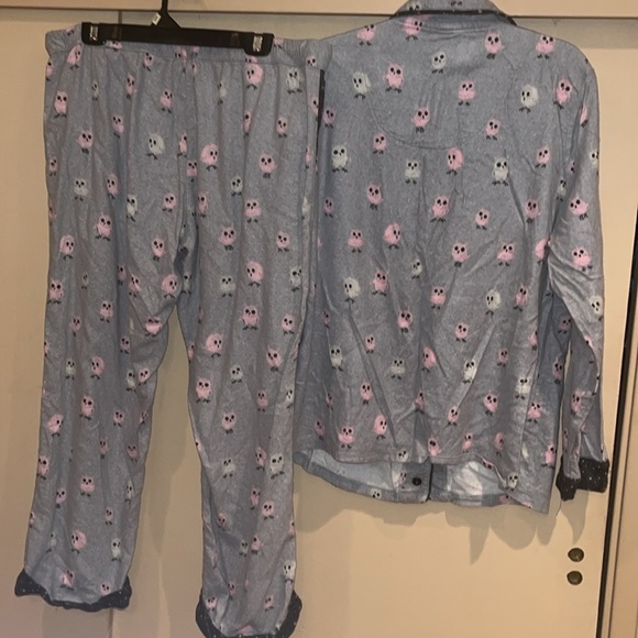 Munki Munki pajama set, grey with Owls size XL - Picture 8 of 10